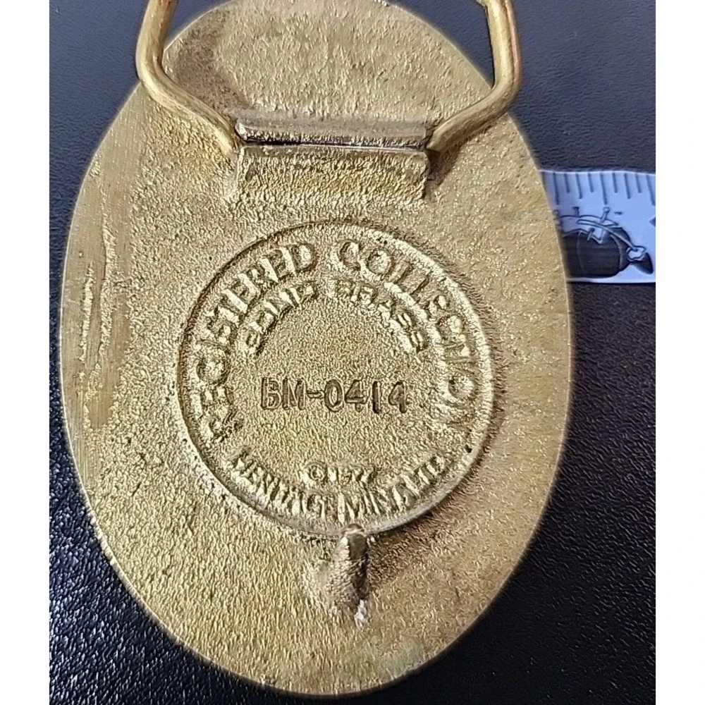 Pearl Harbor Arizona Memorial Belt Buckle Brass # RC‎ Vtg Heritage Mint BM 0414